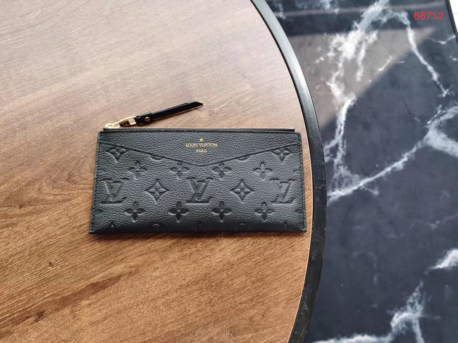 Louis Vuitton Original Monogram Empreinte Wallet M68712 black