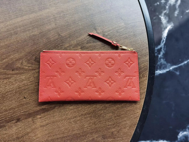 Louis Vuitton Original Monogram Empreinte Wallet M68712 red