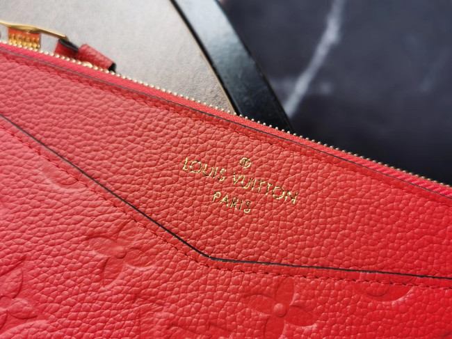 Louis Vuitton Original Monogram Empreinte Wallet M68712 red