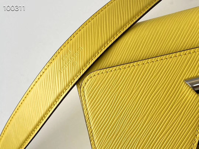 Louis vuitton original epi leather TWIST MM M66119 yellow