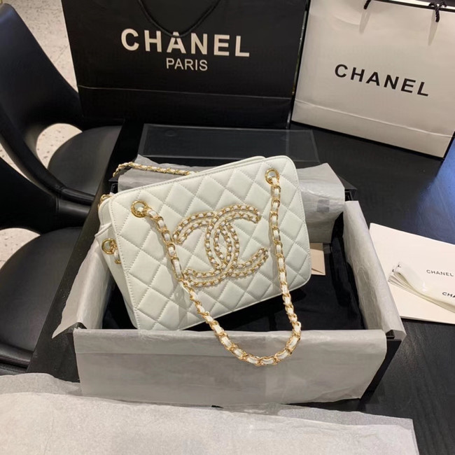 CHANEL 2020 New Style Original Leather AS1516 White