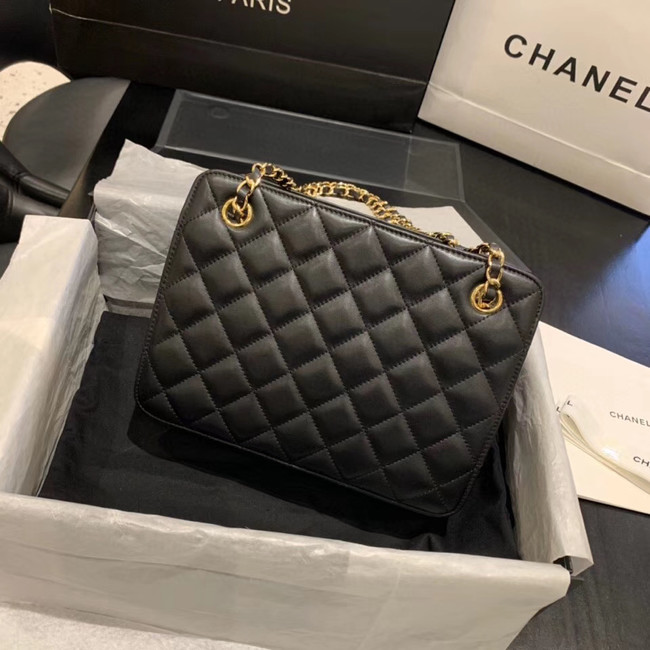 CHANEL 2020 New Style Original Leather AS1516 black