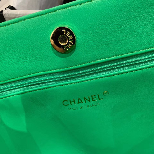 CHANEL 2020 New Style Original Leather AS1516 green