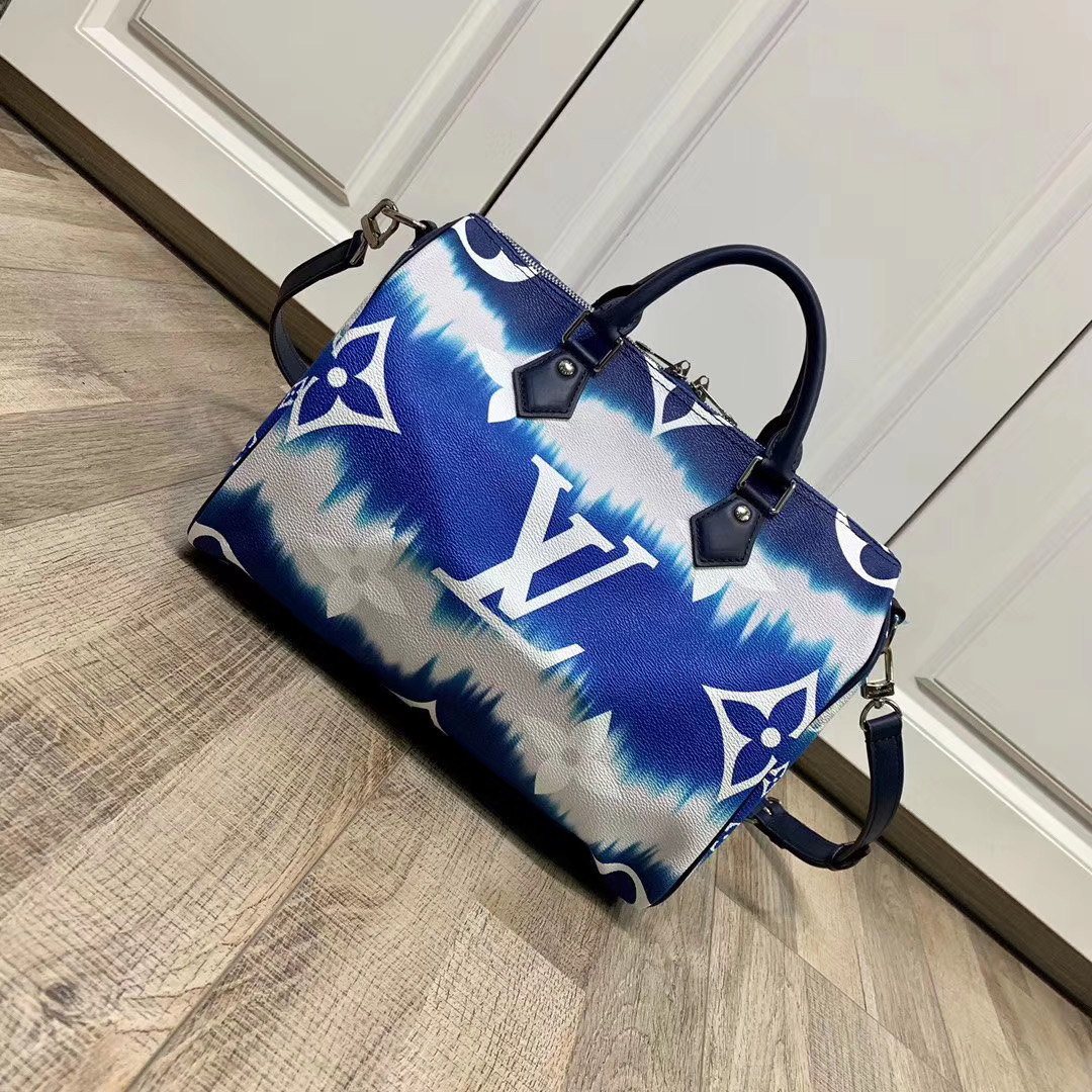 Louis Vuitton SPEEDY BANDOULIERE 30 M45146 blue