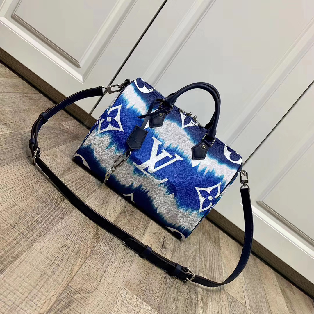 Louis Vuitton SPEEDY BANDOULIERE 30 M45146 blue