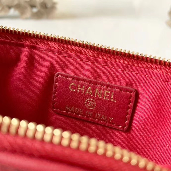 CHANEL 19 Mobile phone case Card Holder AP1182 red