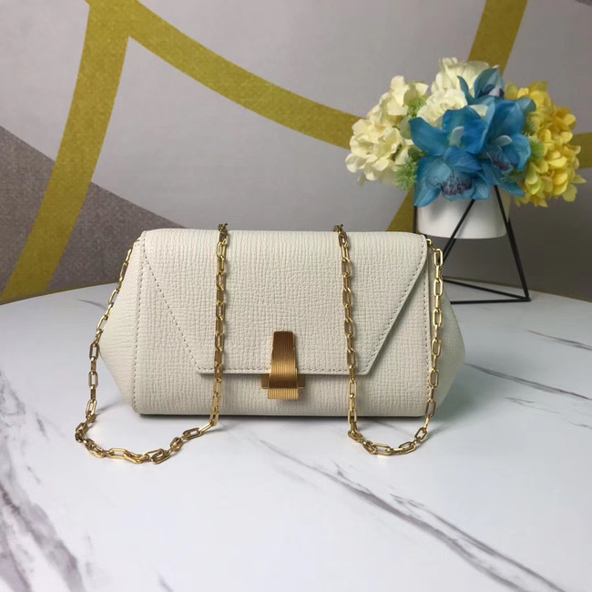 Bottega Veneta Original Leather Mini Chain Bag BV6700 white