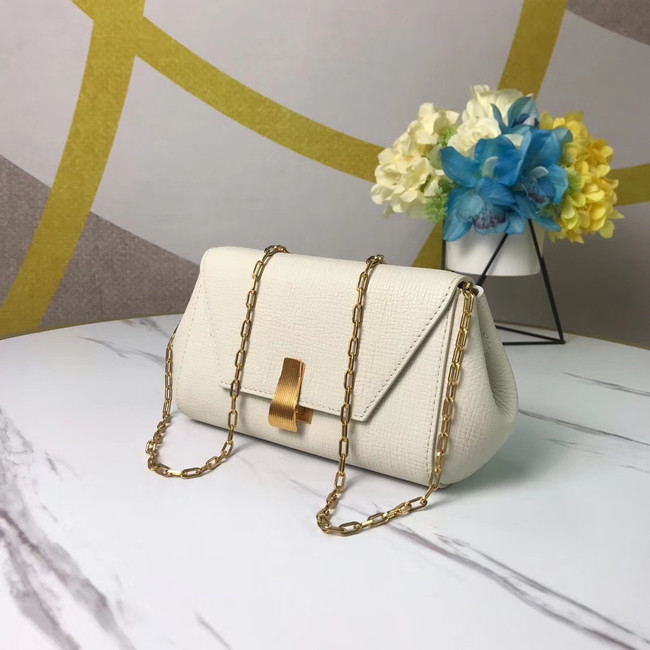 Bottega Veneta Original Leather Mini Chain Bag BV6700 white