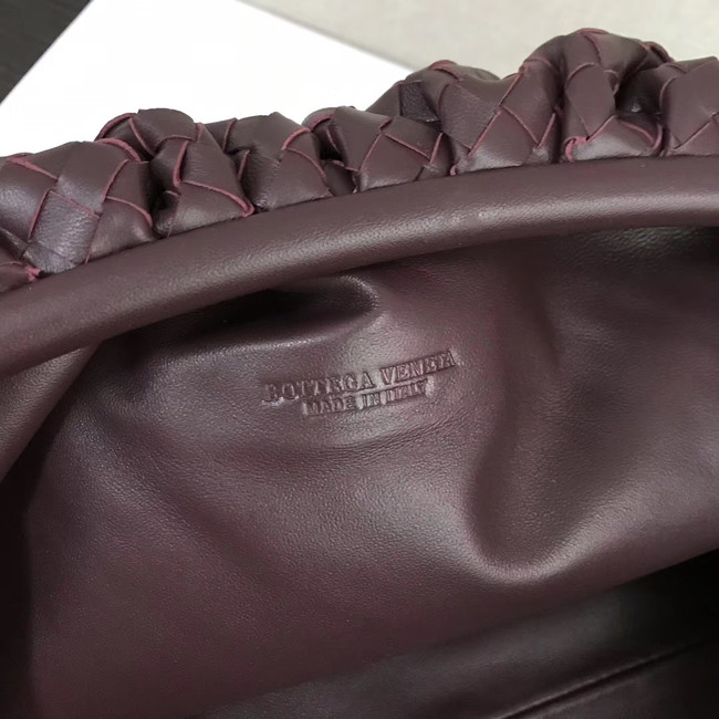 Bottega Veneta Weave Clutch bag 585853 dark purple