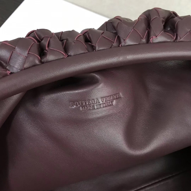 Bottega Veneta Weave Clutch bag 585853 dark purple