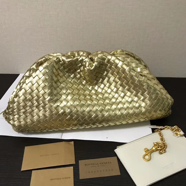 Bottega Veneta Weave Clutch bag 585853 gold