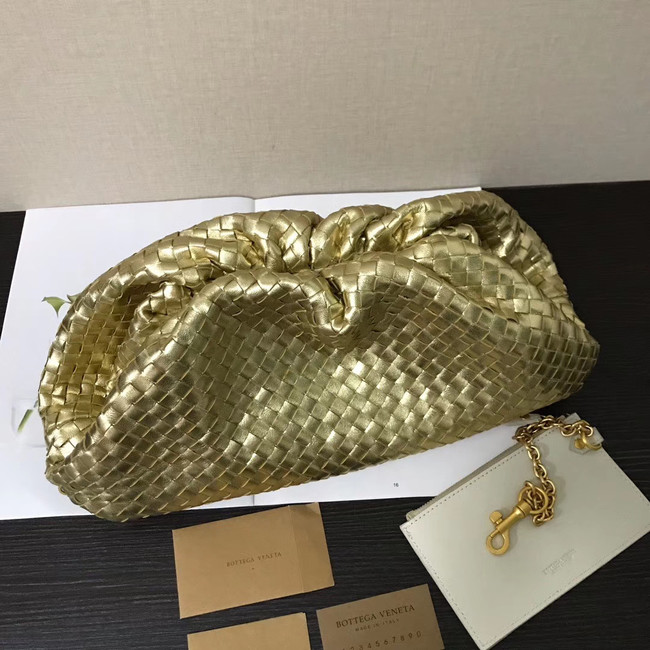 Bottega Veneta Weave Clutch bag 585853 gold