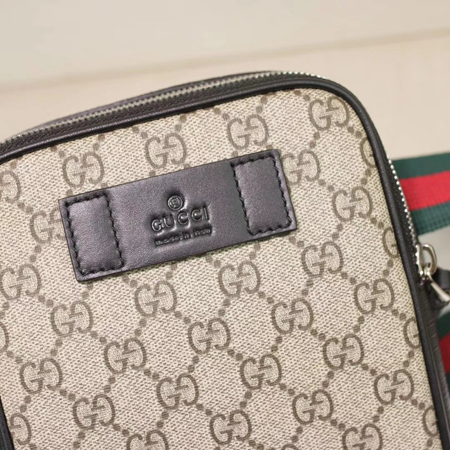 Gucci GG Supreme belt bag 450956 Beige&black