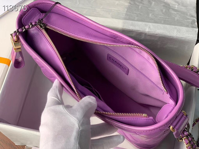 Chanel gabrielle hobo bag A93824 Lavender