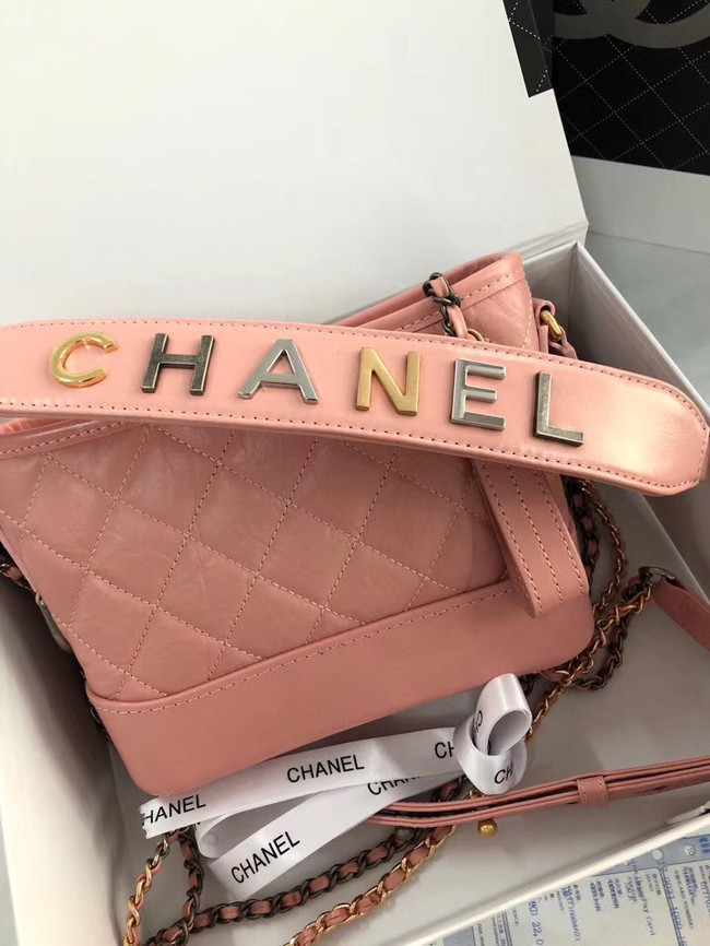 Chanel gabrielle small hobo bag AS0865 pink