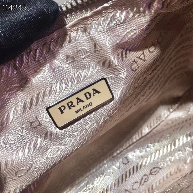 Prada Nylon and Saffiano leather mini bag 1NE204 apricot