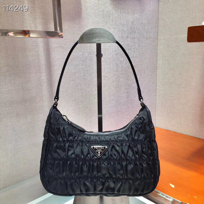 Prada Nylon and Saffiano leather mini bag 1NE204 black