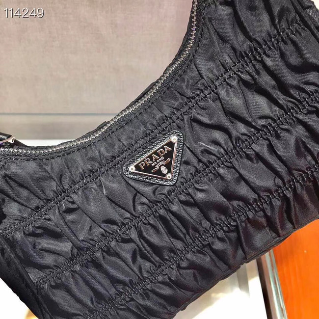 Prada Nylon and Saffiano leather mini bag 1NE204 black
