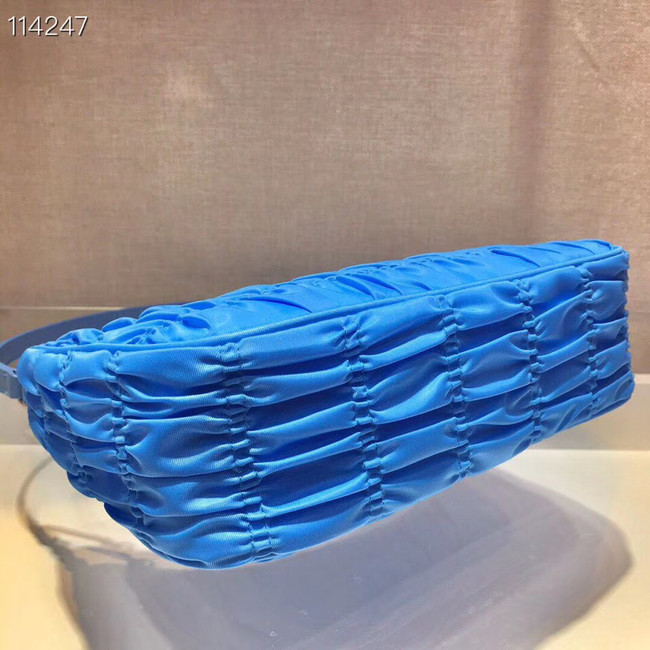 Prada Nylon and Saffiano leather mini bag 1NE204 blue