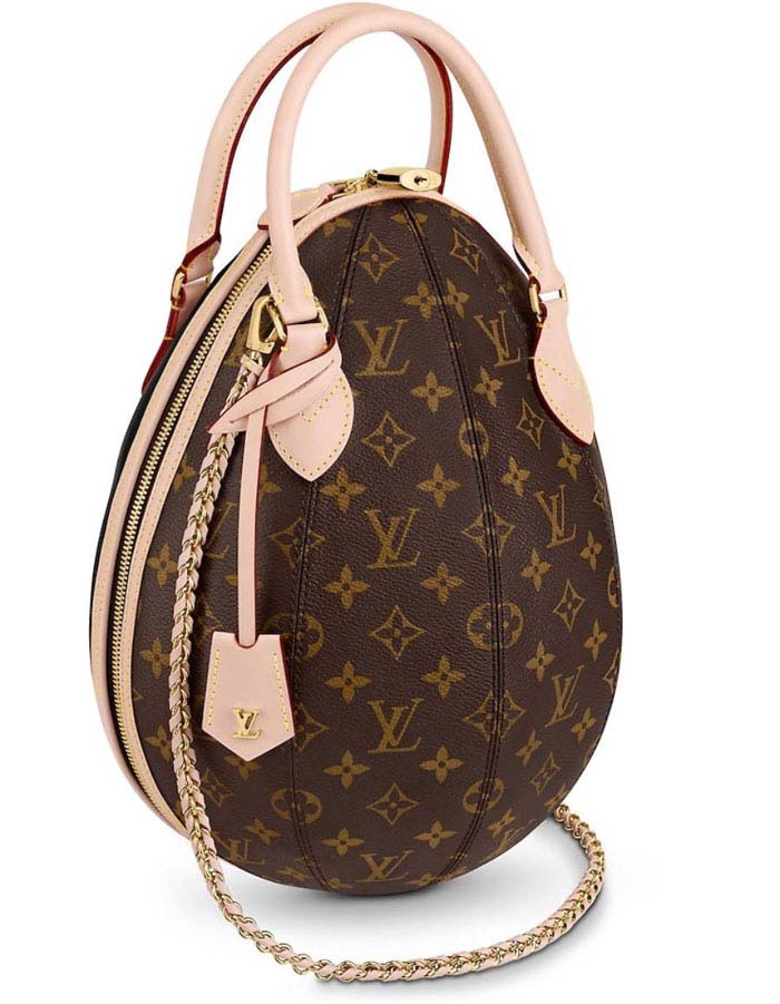 Louis Vuitton Monogram Canvas EGG SOUPLE M45269 Black