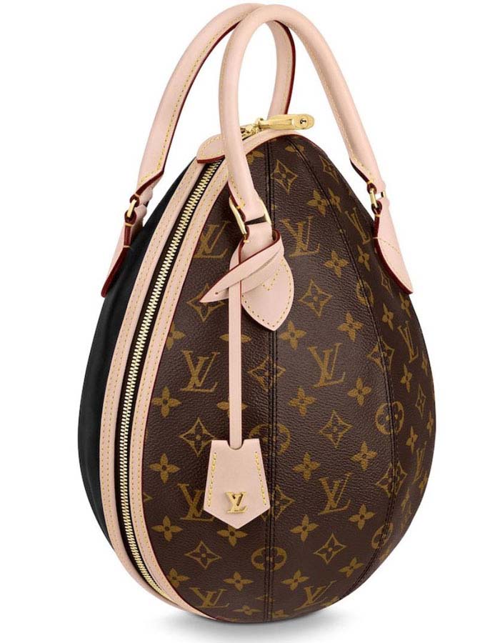 Louis Vuitton Monogram Canvas EGG SOUPLE M45269 Black