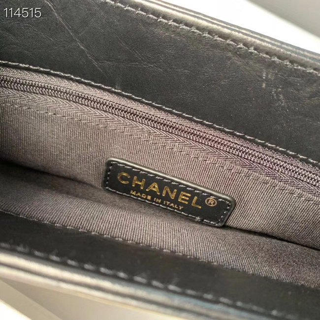 Chanel Original Soft Leather Bag & Gold-Tone Metal AS1431 black