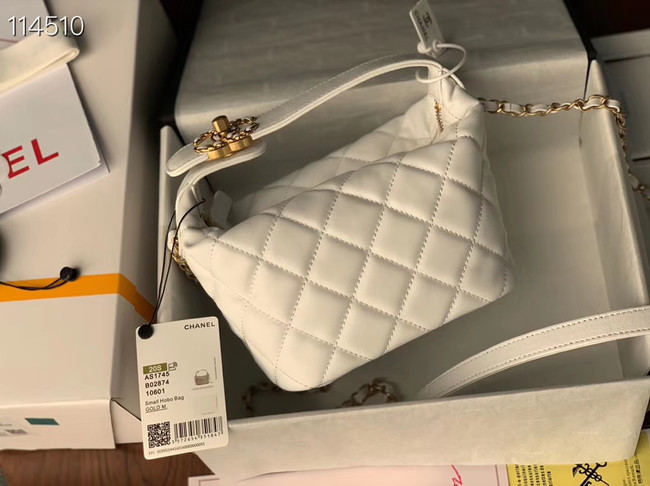 Chanel Small hobo bag AS1745 white