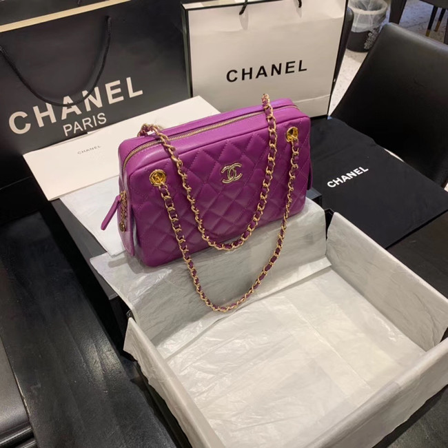 CHANEL 2020 New Style Original Leather AS1168 Lavender