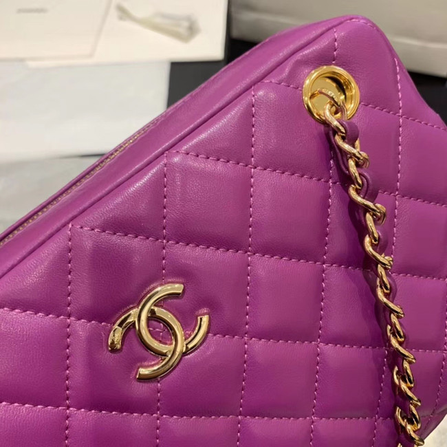 CHANEL 2020 New Style Original Leather AS1168 Lavender