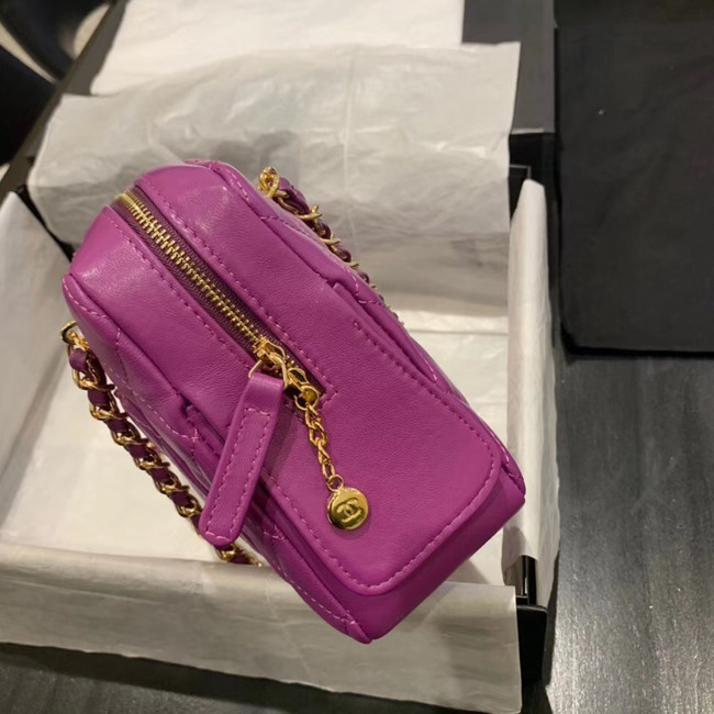 CHANEL 2020 New Style Original Leather AS1168 Lavender