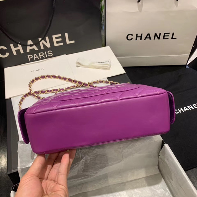 CHANEL 2020 New Style Original Leather AS1168 Lavender