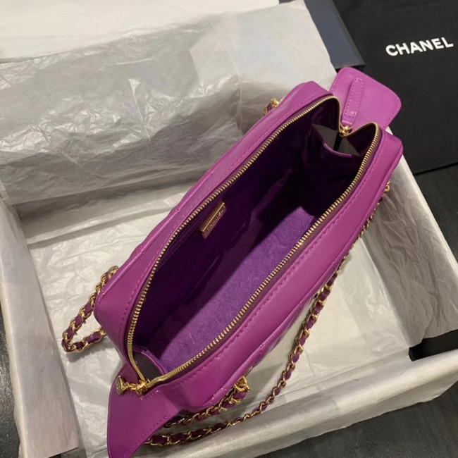 CHANEL 2020 New Style Original Leather AS1168 Lavender