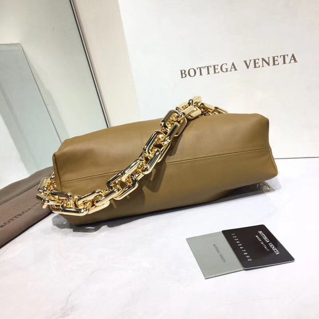 Bottega Veneta Nappa lambskin soft Shoulder Bag 620230 Khaki