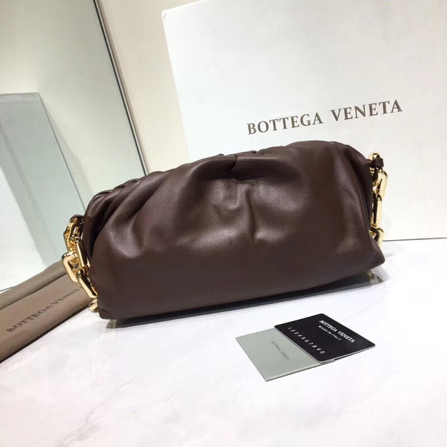Bottega Veneta Nappa lambskin soft Shoulder Bag 620230 dark purple