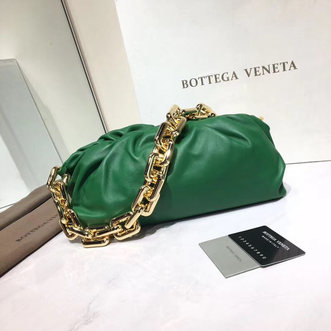 Bottega Veneta Nappa lambskin soft Shoulder Bag 620230 green