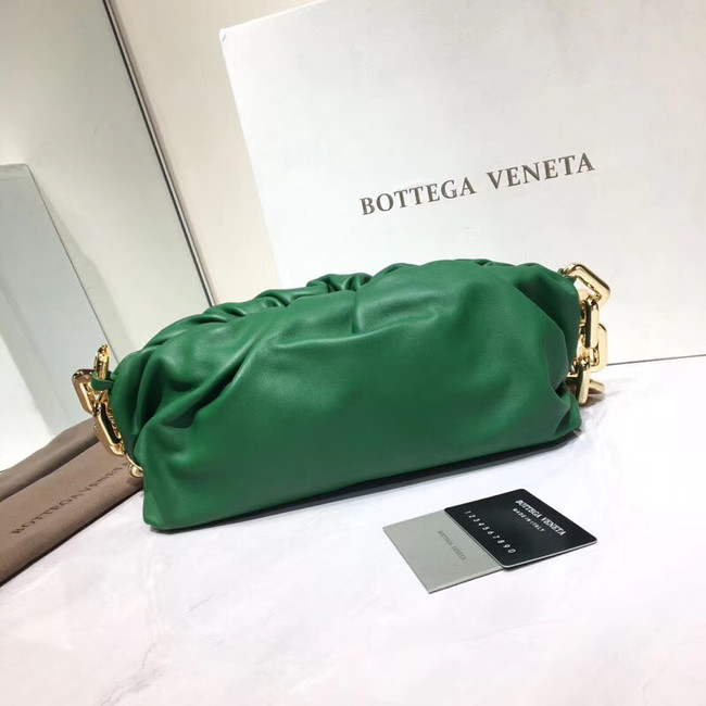 Bottega Veneta Nappa lambskin soft Shoulder Bag 620230 green