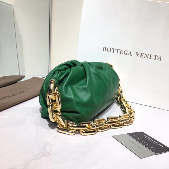 Bottega Veneta Nappa lambskin soft Shoulder Bag 620230 green