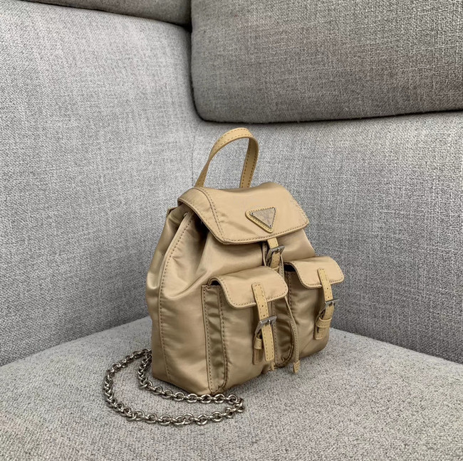 Prada Nylon mini backpack 1BH029 apricot