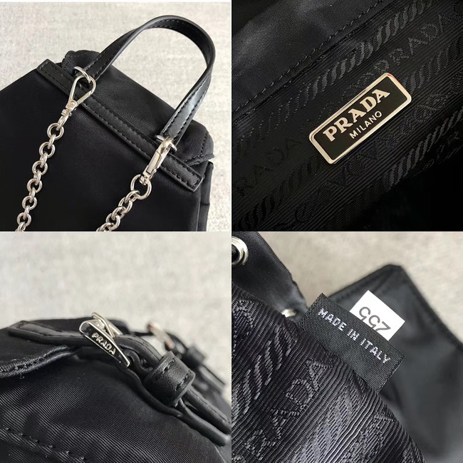 Prada Nylon mini backpack 1BH029 black