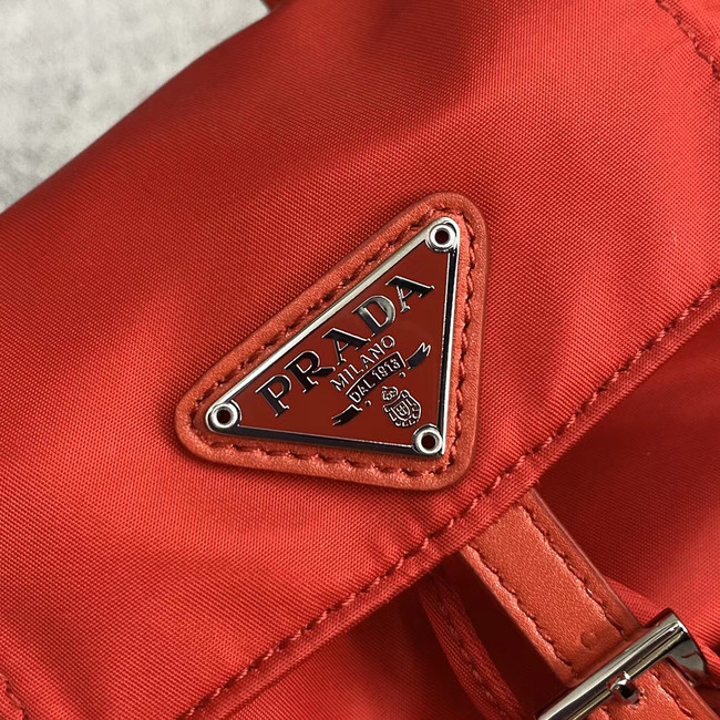 Prada Nylon mini backpack 1BH029 red