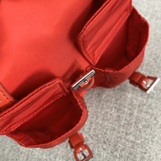 Prada Nylon mini backpack 1BH029 red