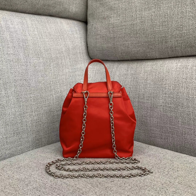 Prada Nylon mini backpack 1BH029 red