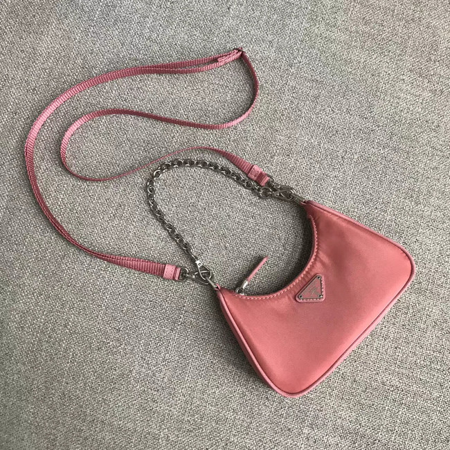 Prada Re-Edition 2005 nylon mini shoulder bag 1BH203 pink