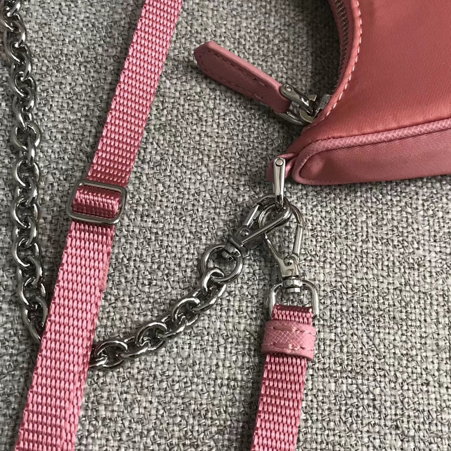 Prada Re-Edition 2005 nylon mini shoulder bag 1BH203 pink