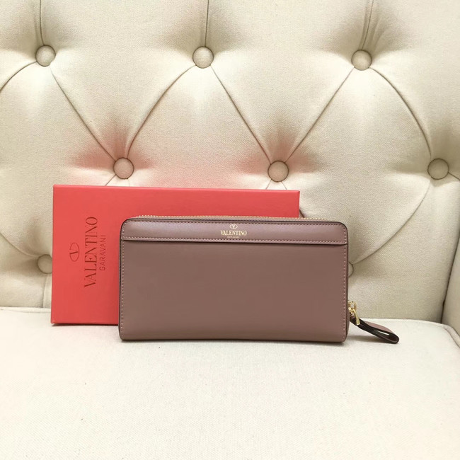 VALENTINO Origianl leather Zipped Wallet VG0088 pink