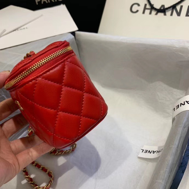 Chanel Original Small classic chain box handbag AP1447 red