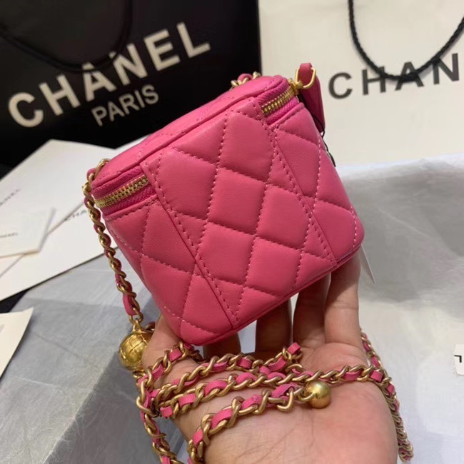 Chanel Original Small classic chain box handbag AP1447 rose