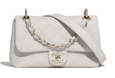 Chanel Original Soft Leather Small flap bag AS1459 white