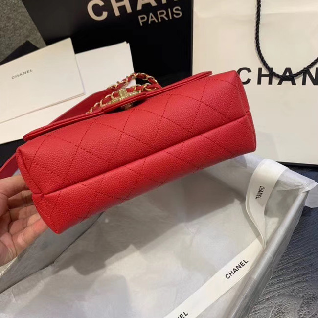 Chanel Original Soft Leather Small flap bag AS1459 red
