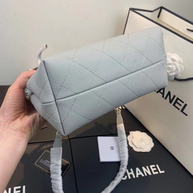 Chanel Small Calfskin hobo bag AS1461 grey